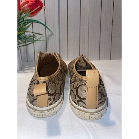 GUESS Brown/Tan Trainers Size 6 - Picture 4 of 10